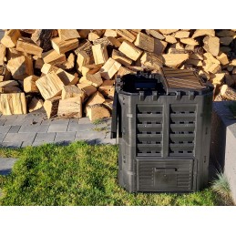 Vienkamerinis modulinis sodo komposteris, ištisus metus, 300l, kokybė + inkarai