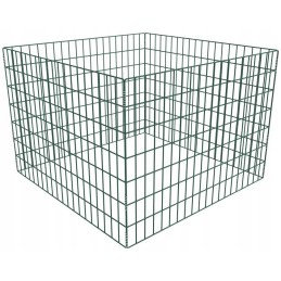 Vidaxl kvadratinio tinklo komposteris 100 x 100 x 70 cm