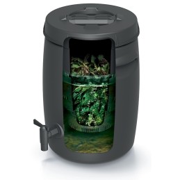 Prosperplast kamerinė komposterio bakas su čiaupu, 55 l, juodas