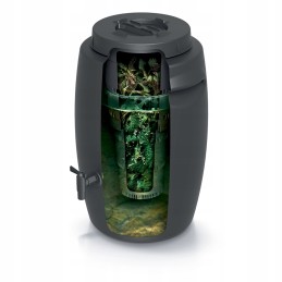 Prosperplast kamerinė komposterio bakas su čiaupu, 55 l, juodas