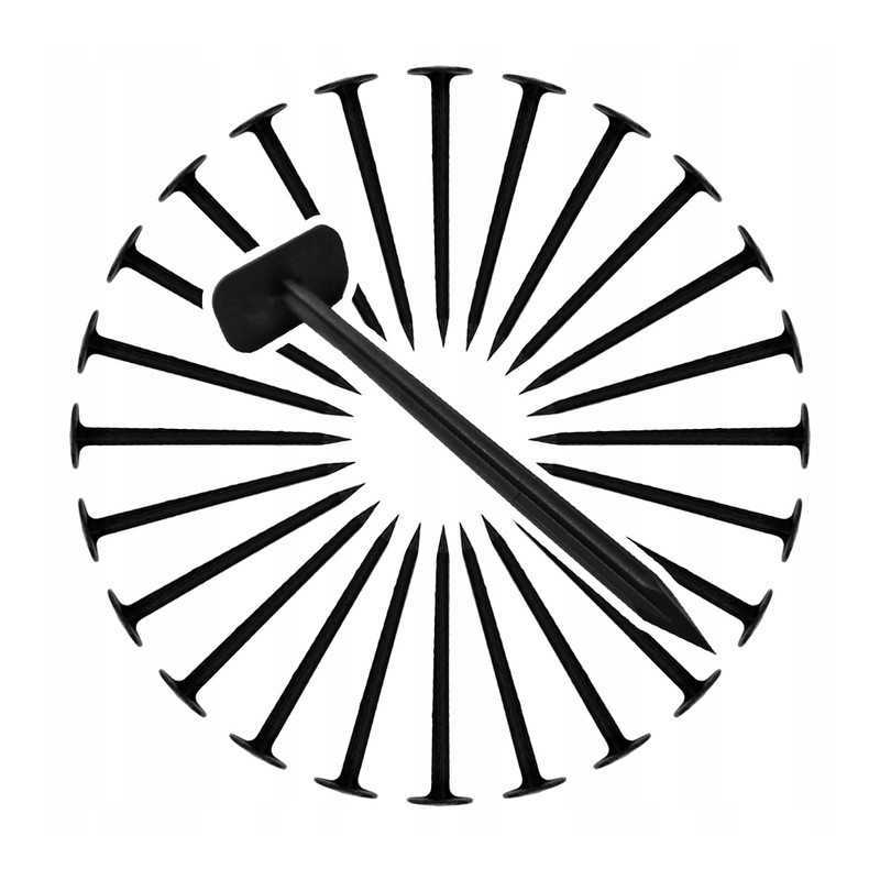 Agrotekstilės kaiščiai 12,5cm agrotekstilės tvirtinimo kaiščiai 100 vnt.