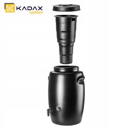 Trąšų bakas 55l sodo statinė trąšoms gaminti, srutų čiaupas