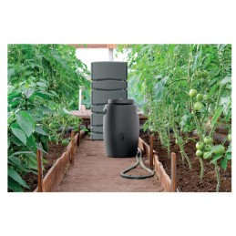 Didelis sodo komposteris, 55l, ištisus metus, su čiaupu, stiprios trąšos sodui
