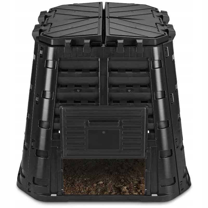 Sodo komposteris žolės atliekoms, 480l, didelės talpos