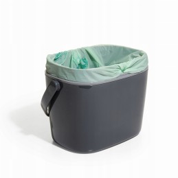 Okso-komposteris lengvai valomas 6,62l. pilkos geros rankenos