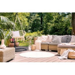 Pakabinamas fotelis namams, sodui, gandralizdžiui, austos sodo sūpynės