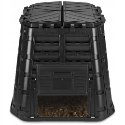 Ecobat ecosmart uždaras komposteris 420 l, didelės talpos, aukštos kokybės