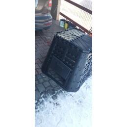 Ecobat ecosmart uždaras komposteris 420 l, didelės talpos, aukštos kokybės