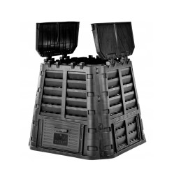 Ecobat ecosmart uždaras komposteris 420 l, didelės talpos, aukštos kokybės