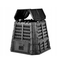 Ecobat ecosmart uždaras komposteris 420 l, didelės talpos, aukštos kokybės