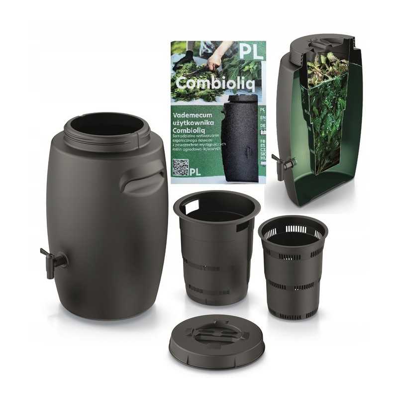 Trąšų statinė 55 litrai, natūralus dilgėlių skystis, komposterio talpa