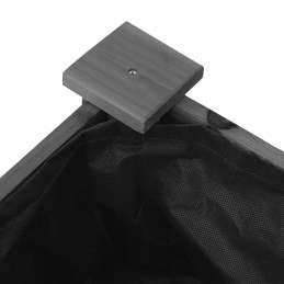 Vidaxl ratastel lillepott voodriga hall 71x37x80 cm kuusk