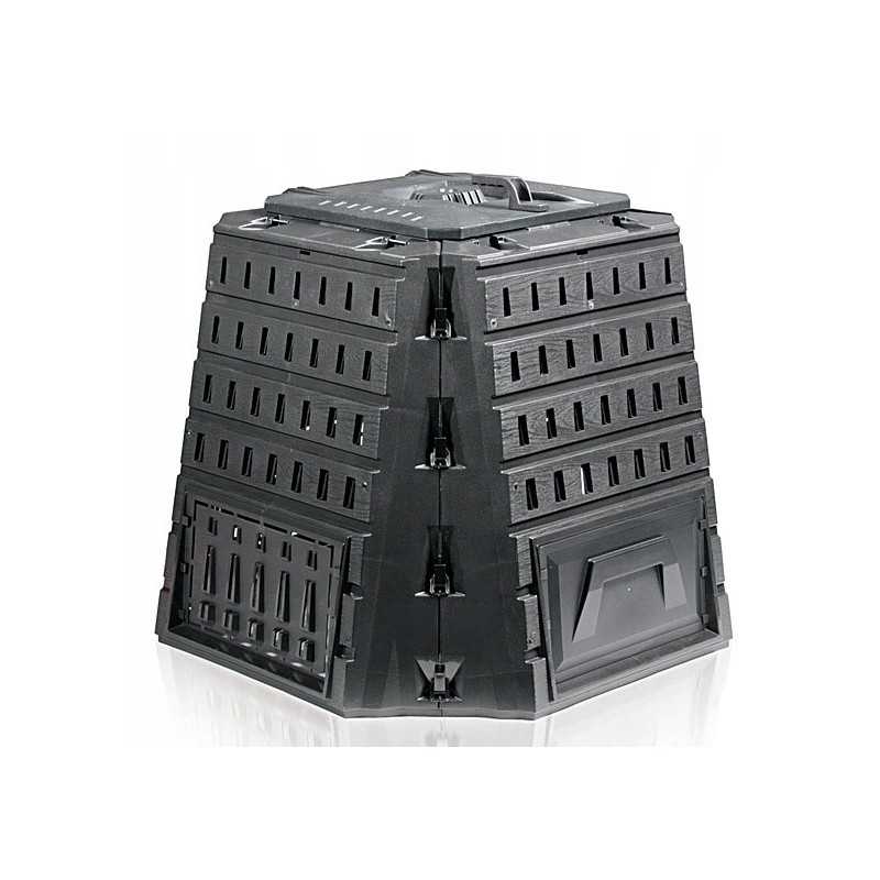 500 l juodas biocompo ikbi500c komposteris