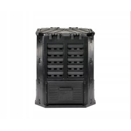 Juodas 1 dubenėlio komposteris, 360l, patvarus, talpus
