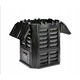 Juodas 1 dubenėlio komposteris, 360l, patvarus, talpus