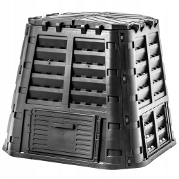 Modulinis sodo komposteris, juodas, ištisus metus