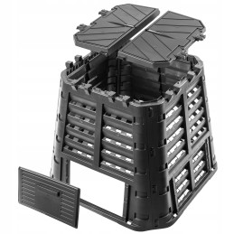 Modulinis sodo komposteris, juodas, ištisus metus