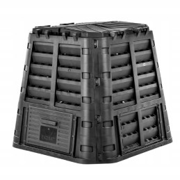 Sodo komposteris ecosmart 480l juodas - naujas kameros modelis ecobat 480l