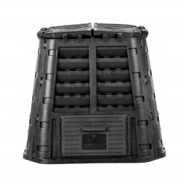 Sodo komposteris ecosmart 480l juodas - naujas kameros modelis ecobat 480l