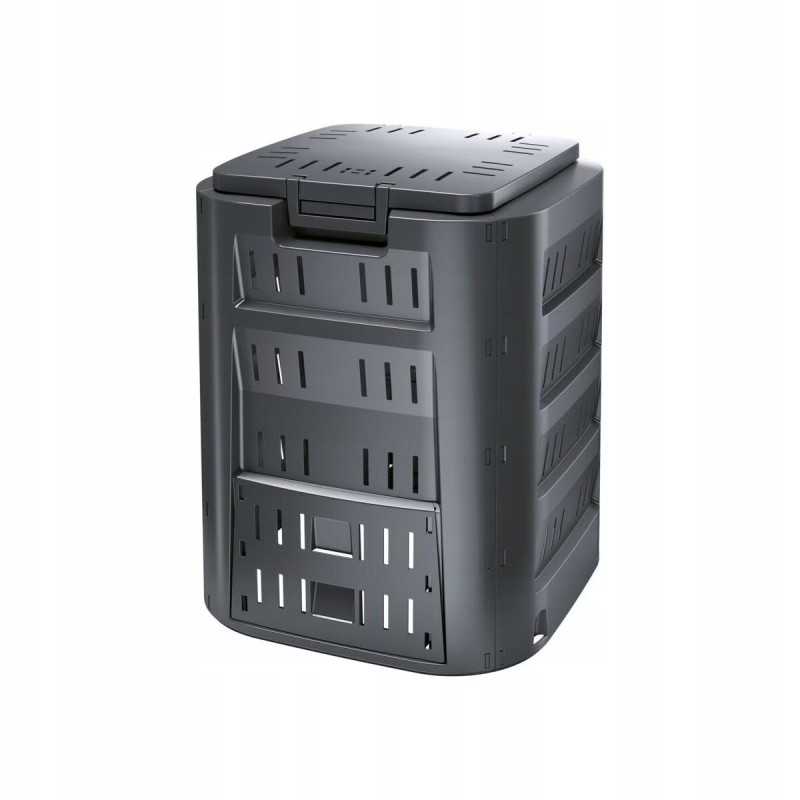 220l komposteris, juodas prosperplastas