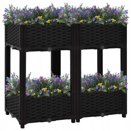 Raised bed planter 80x40x71 cm