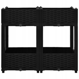 Raised bed planter 80x40x71 cm
