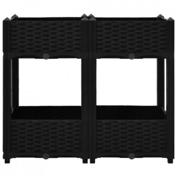 Raised bed planter 80x40x71 cm