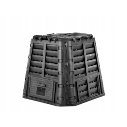 480l juodos kameros komposteris su natūraliomis, ekologiškomis trąšomis