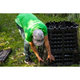 480l komposteris - juodas