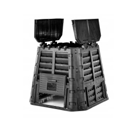 Termokomposteris, 1 kamera, sodas, ištisus metus, juodas, 480 l, hit