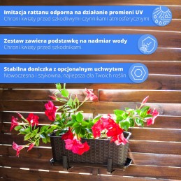 Balkono vazonas pasirūpins Jūsų gėlėmis