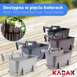 Balkona puķu pods parūpēsies par jūsu ziediem