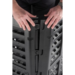 1 kameros ecobat komposteris, 300 l, juodas