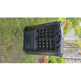 1 kameros ecobat komposteris, 300 l, juodas