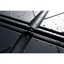 Sodo komposteris, juodas, 480l, ištisus metus, atsparus šalčiui, + inkarai