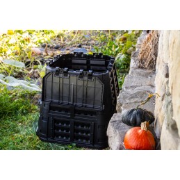 480l komposteris + 1kg komposteris, kastuvas, pirštinės