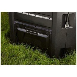 komposteris 83x72x72cm šalčiui atsparus 380l juodas