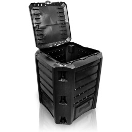 komposteris 83x72x72cm šalčiui atsparus 380l juodas