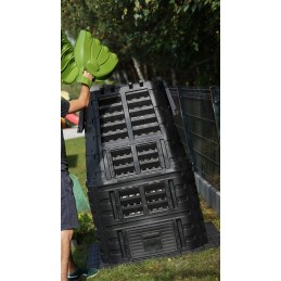 480l komposteris + 1kg komposteris, kastuvas, pirštinės