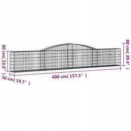 Gabion gabion basket mesh gabion wall 400x50x60/80 cm