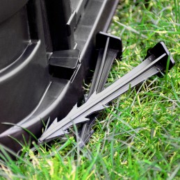 Komposteris 360l juodas lenkiškas, atsparus šalčiui