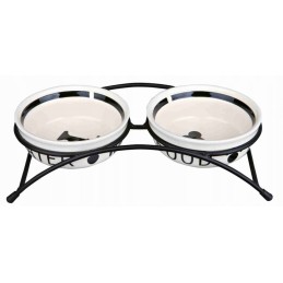 Trixie keramikiniai dubenys ant stovo šunims 2x1,6l