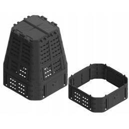 Multimodulinis sodo komposteris 740l juodas