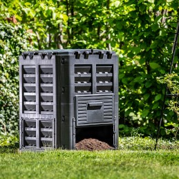 Modulinis sodo komposteris, juodas, ištisus metus