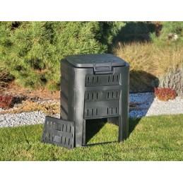 1 kameros komposteris, 220 l, juodas, naujas modelis 2024m