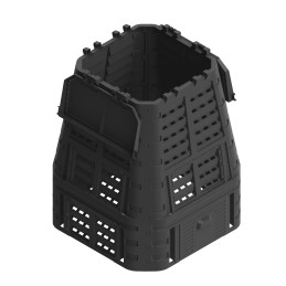 Multikomposteris 650l juodas