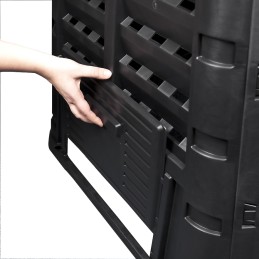 Multikomposteris 650l juodas