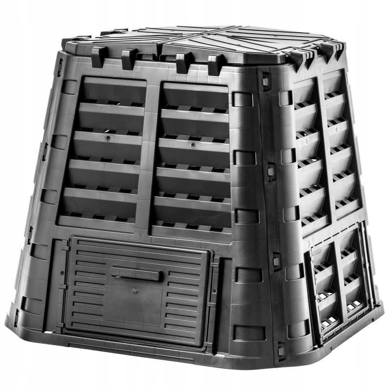 Modulinis sodo komposteris, juodas, ištisus metus