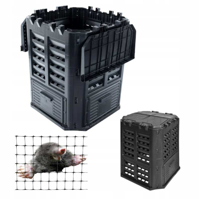 Modulinis juodas sodo komposteris 360 ištisus metus