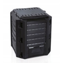 Komposteris compogreen juodas 380l prosperplast ikst380c